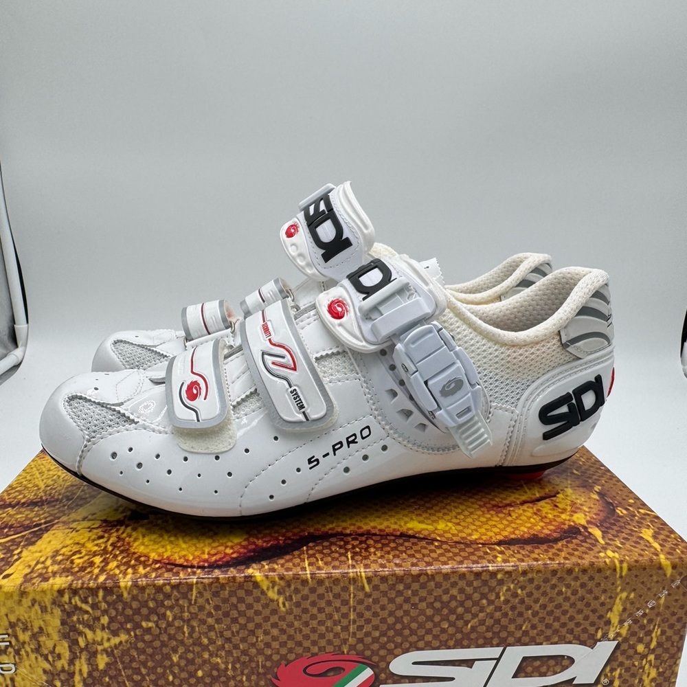 Sidi Pro Carbon Womens White Cycling Shoes size 41 / 8.5